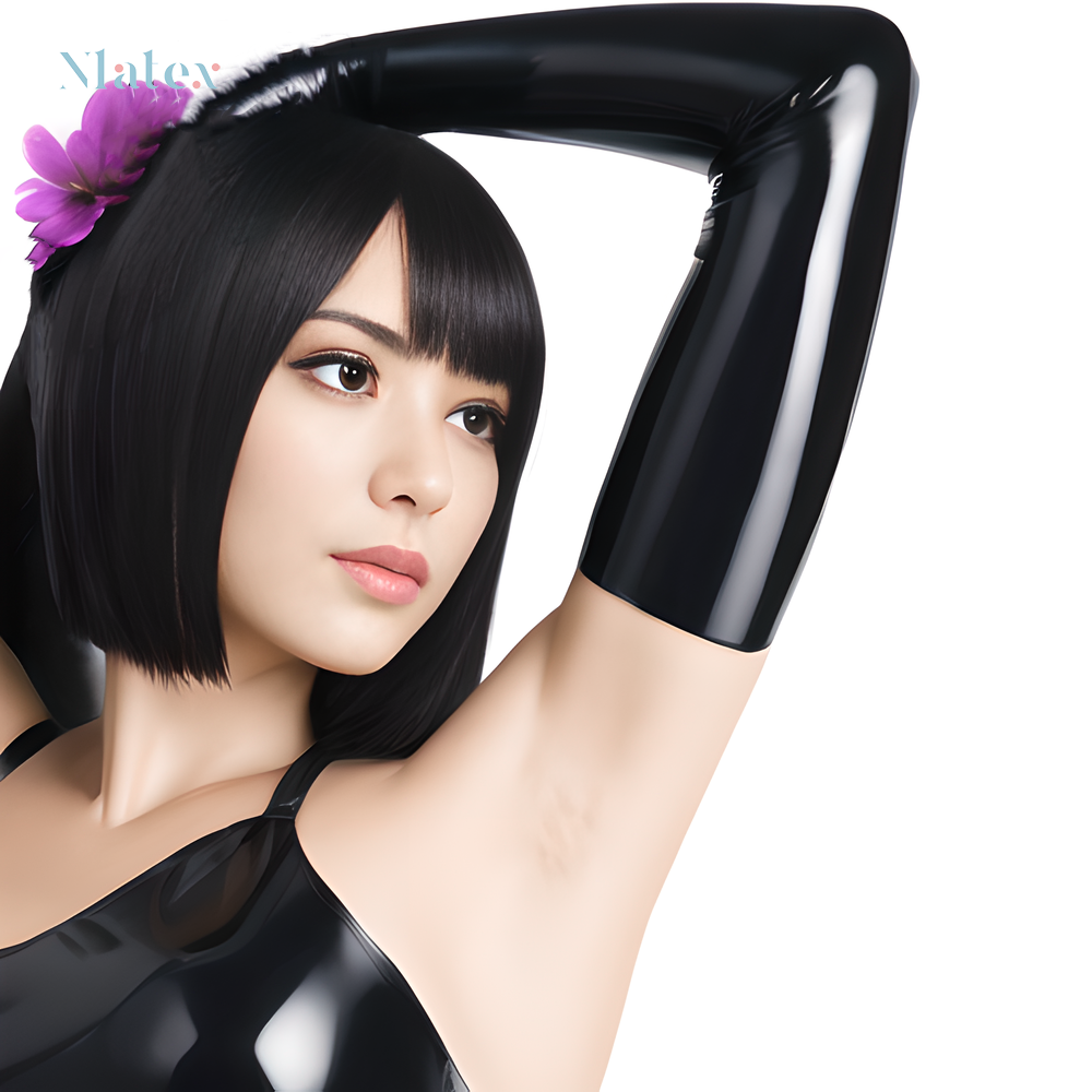 Stijlvolle Unisex Latex Lange Handschoenen-Duurzaam, Natuurlijk Materiaal, Veelzijdig Gebruik