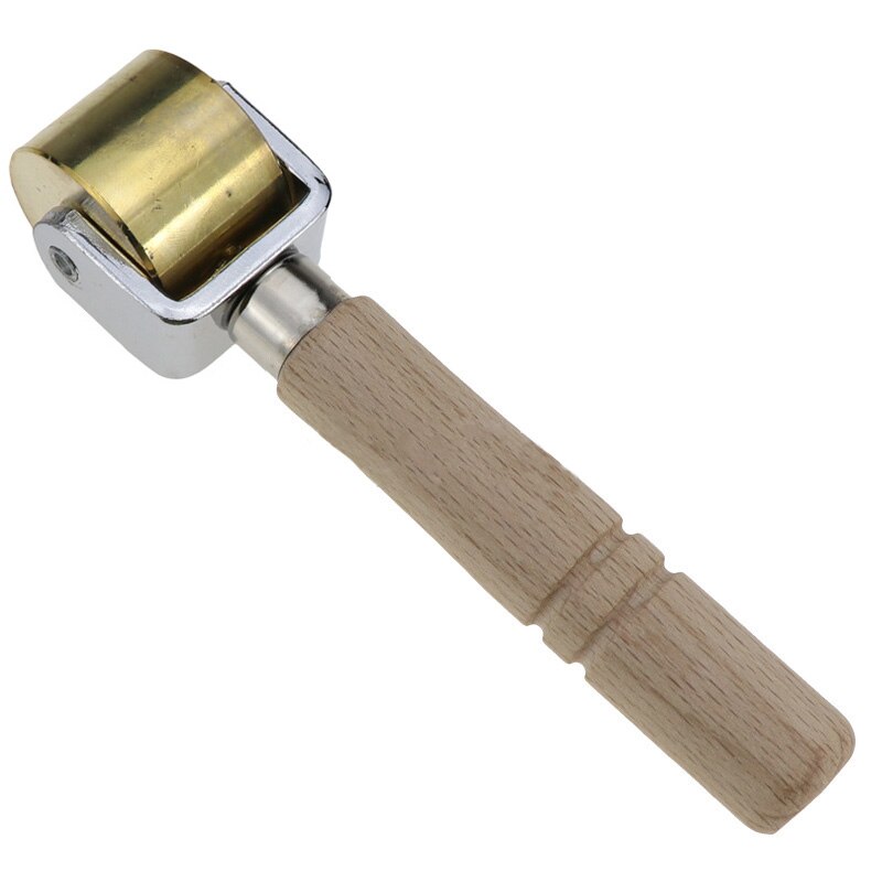 Wood Leather Craft Roller Leathercraft Press Edge Roller for Craft DIY Handmade Hand Leather Pressing Tool for DIY Crafts Making