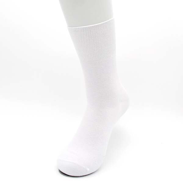 Calcetines para diabéticos para pacientes hipertensos, calcetín para prevenir venas varicosas, Material de algodón de bambú, Unisex, 0045: white