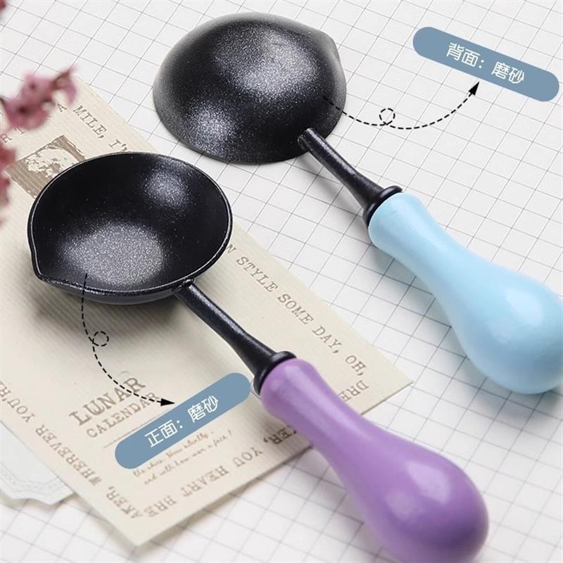 Hoogwaardige Lakzegel Non Stick Lepel Zegellak Lepel Stempelzegel Verwarming Lak Wax Tool Anti Stick schoon te maken