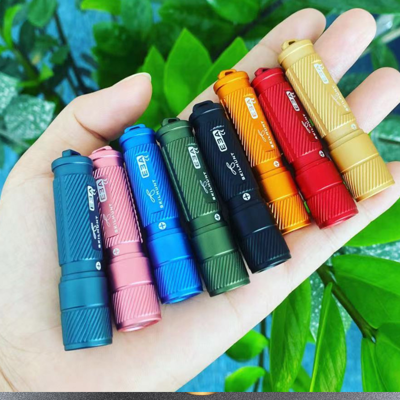SKILHUNT E3A 100 Lumens AAA Keychain LED Flashlight Mini LED key light Poket Torch Outdoor Daily Camping Hiking Riding Fishing