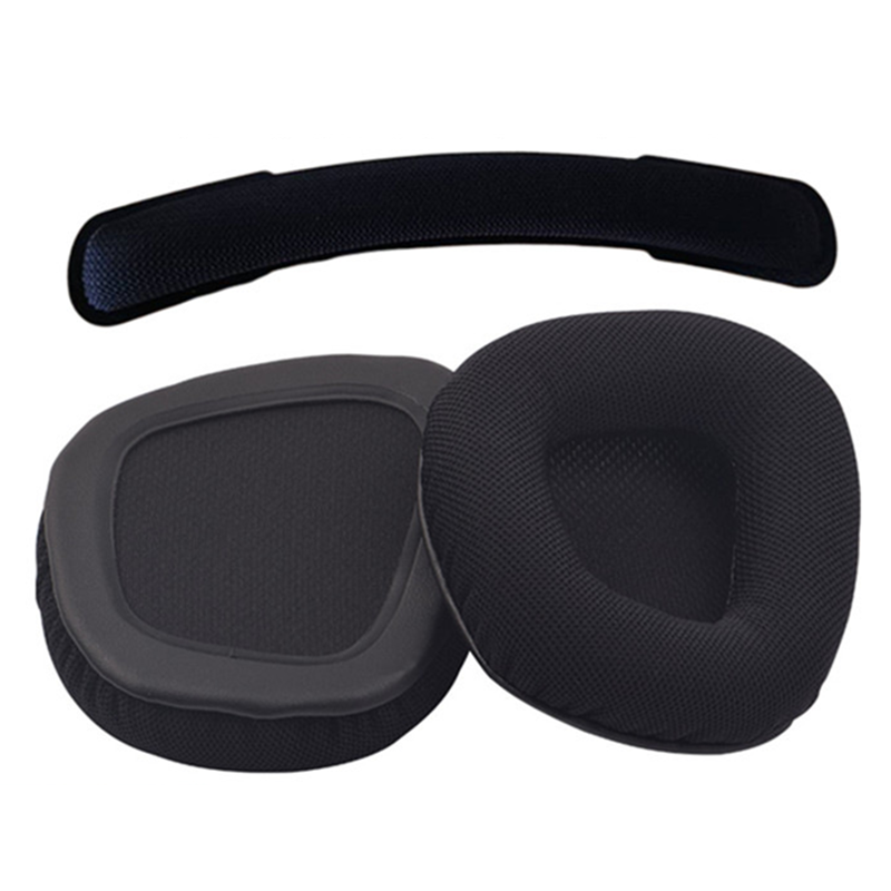 Ear Pads for Corsair Void PRO RGB 7.1 Gaming Headset Headband Headphones Mesh Fabric Earpads Bluetooth Earphone Earmuff Cover: green