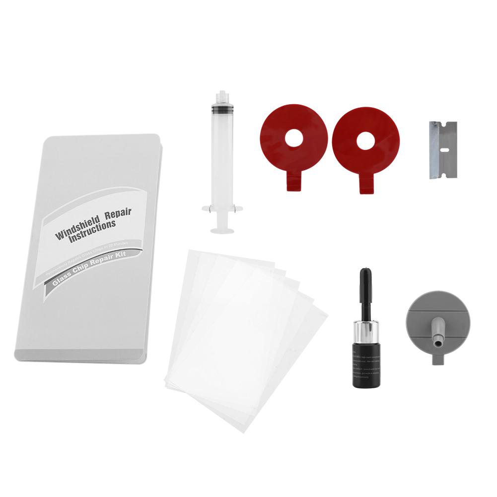 Windshield Repair Tool Kit for Car Window Glass Crack Repairing Liquid Windscreen Restore Fix Set