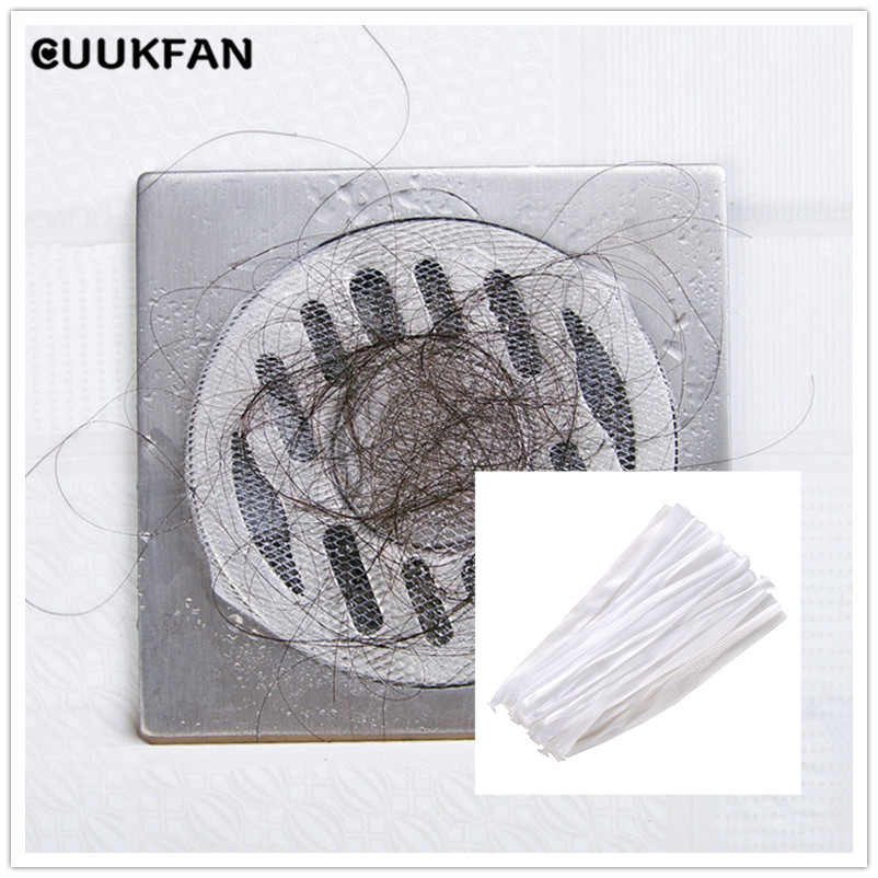 100Pcs Haar Catcher Tassen Sink Filter Afvoer Badkamer Douche Filter Haar Catcher Netje