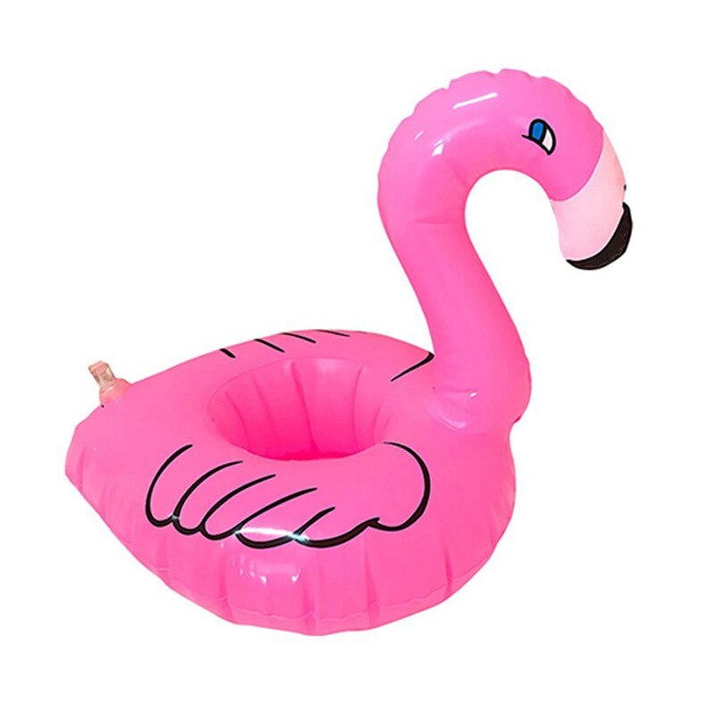Pvc Opblaasbare Flamingo Zwembad Drinken Bekerhouder Halloween Outdoor Decoraties Watermeloen Cherry Citroen Voetbal Speelgoed: Flamingo