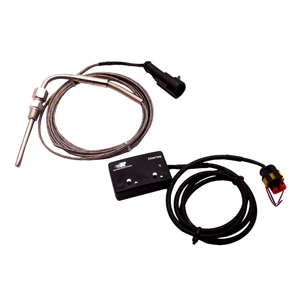 Exhaust Gas Temperature Gauge Kit 1/8" NPT, EGT. 2" Meter Cable. Red LED