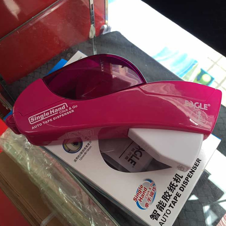 super easy and safe single hand mechanical tape dispenser smart auto tape dispenser Eagle T5165AB