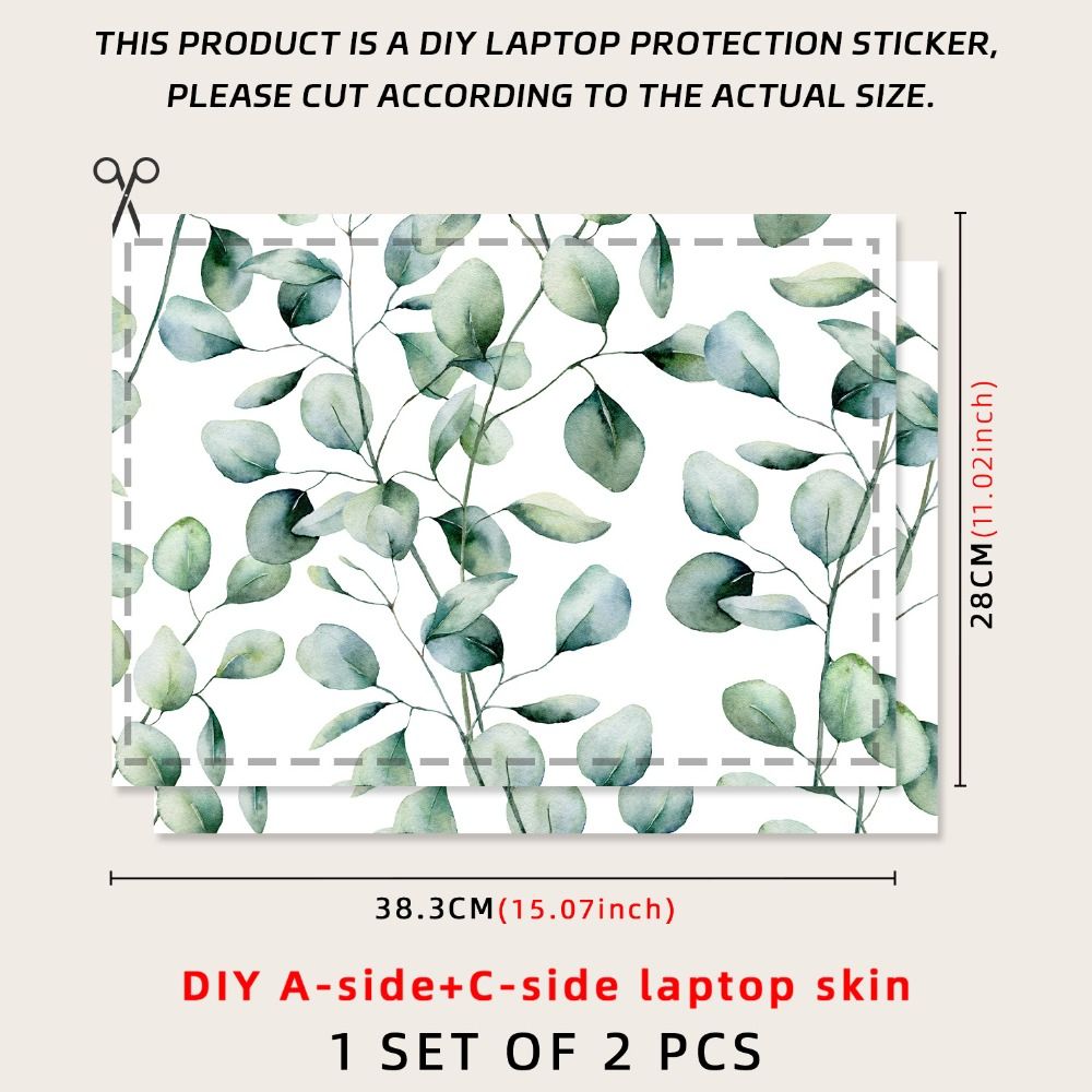 Naklejki na laptopa 16 cale diy, wodoodporne, dekoracyjne, skórki na notebooka, skórki z pvc, do komputerów mac/hp/dell/lenovo/acer