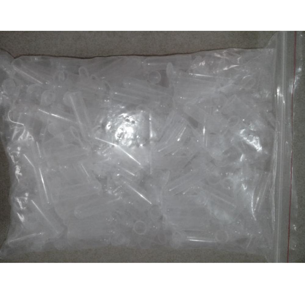 50Pcs 5ml Plastic Clear Snap Cap Centrifuge Tubes Vials Sample Lab Container