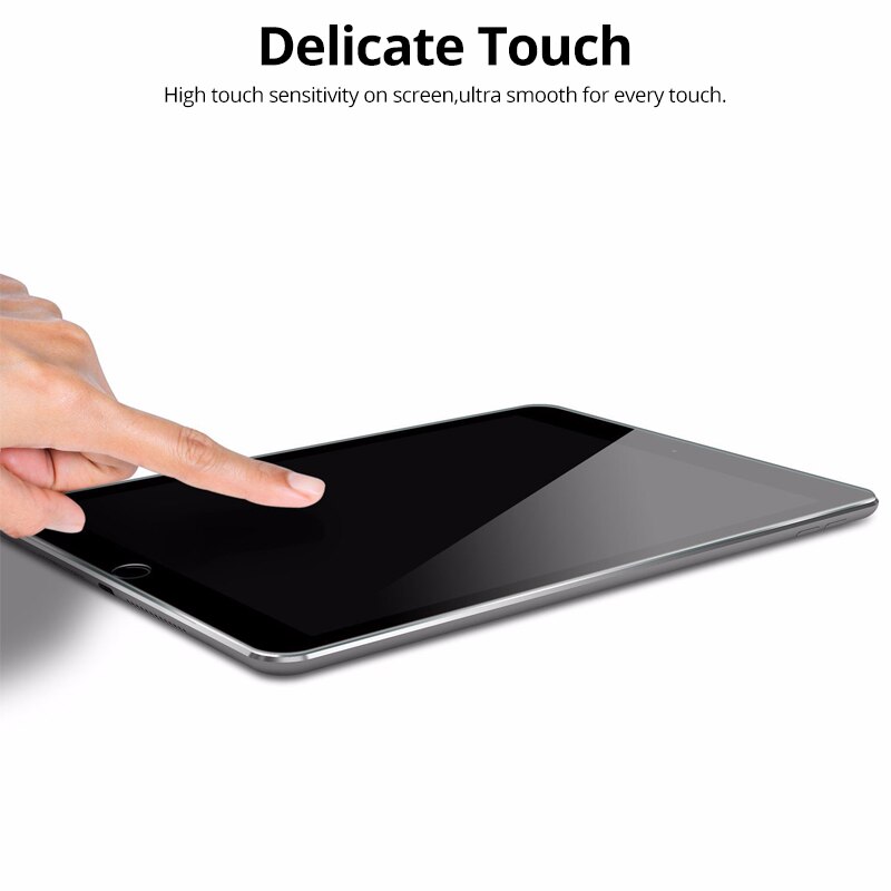 9H 2.5D Tempered Glass for iPad 10.2 Air 1 2 9.7 Mini 3 4 5 Pro 10.5 11 7th 6th Generation Screen Protector