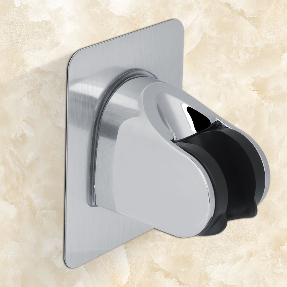 Verstelbare Chromeplated zelfklevende Douchekop Holder Bracket Base badkamer verstelbare douchekop houder Goedkope Prijs