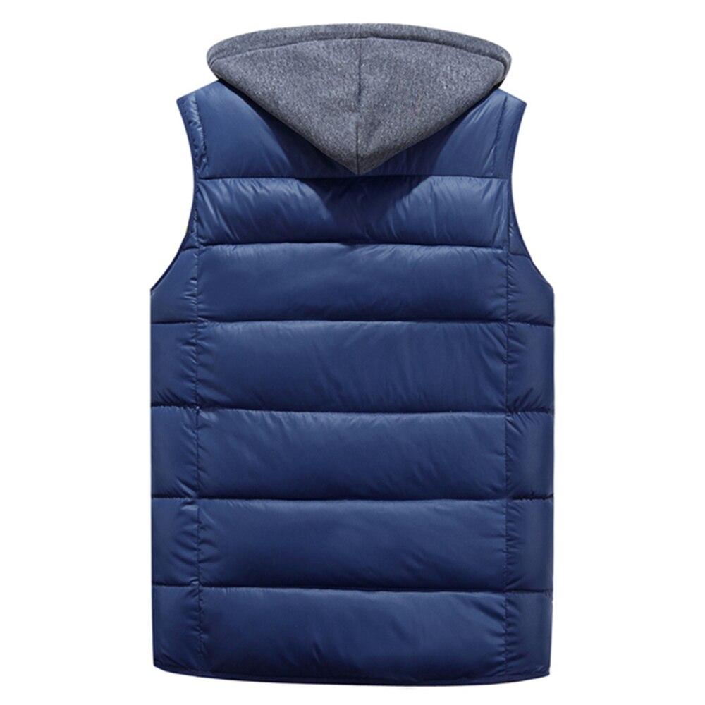 Winter Katoen Warm Vest Casual Voor Mannen Dikke College Rode Windbreaker Mouwloze Jas Zonder Mouwen Mannelijke Klassieke Vest