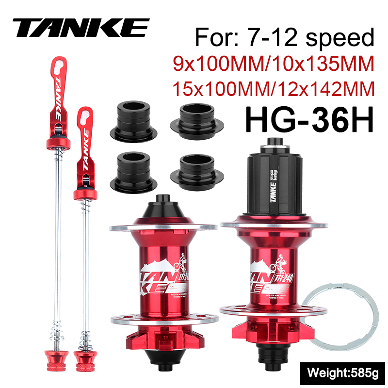 Mozzo TANKE-MTB, 36 fori 6 artigli 108 clic NBK, cuscinetto sigillato, mozzo freno a discoteca in lega di alluminio per montagna bicicletta, mozzo 7,8,9,10,11,12 velocità: Viola