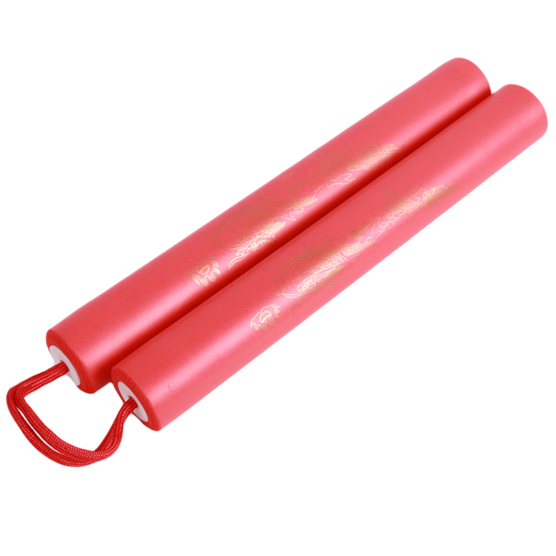 Kid Speelgoed Spons Oefening Gereedschap Spons Touw Nunchaku Newbie Kinderen Oefening Gereedschap Duurzaam Multicolor Kind Speelgoed: Rood