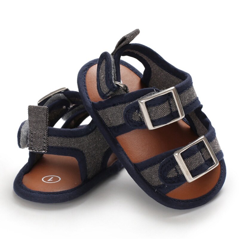 ZO35-6 sandálias do bebê menino criança crianças meninos sandálias respirável infantil anti deslizamento berço sapatos