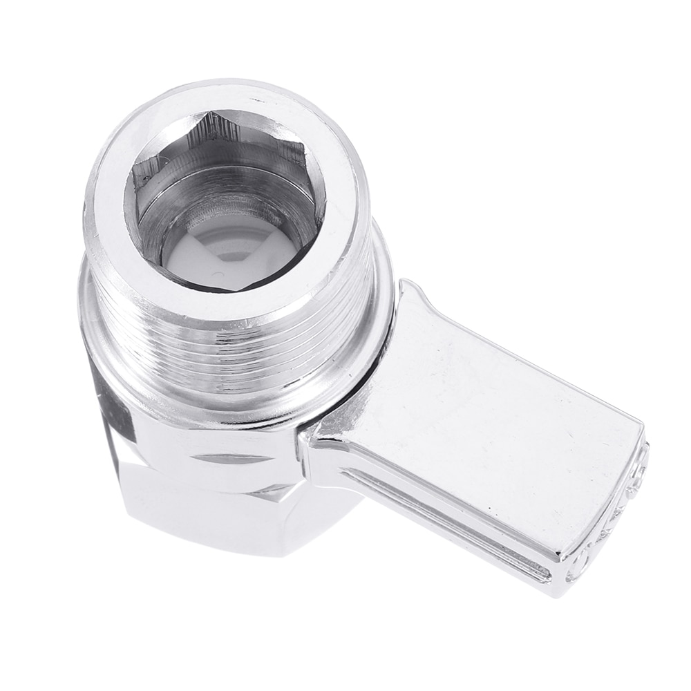 G 1/2 Shower Head Shut-Off Valve Quick Open Adapter Brass Valve Water Flow Control Regulator Bath Accessory