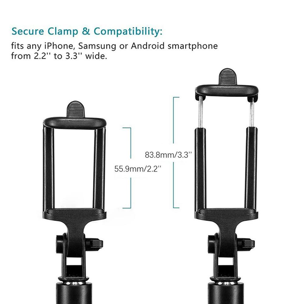 3 in 1 Wireless Bluetooth Selfie Stick Handheld Monopod Shutter Remote Foldable Mini Tripod For iPhone XR 8 X 7 6s Plus Xiaomi