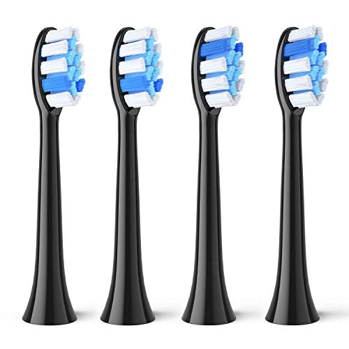 Fairywill P11 T9 Electric Toothbrush Heads 4pcs Replacement Heads: AE-PW11