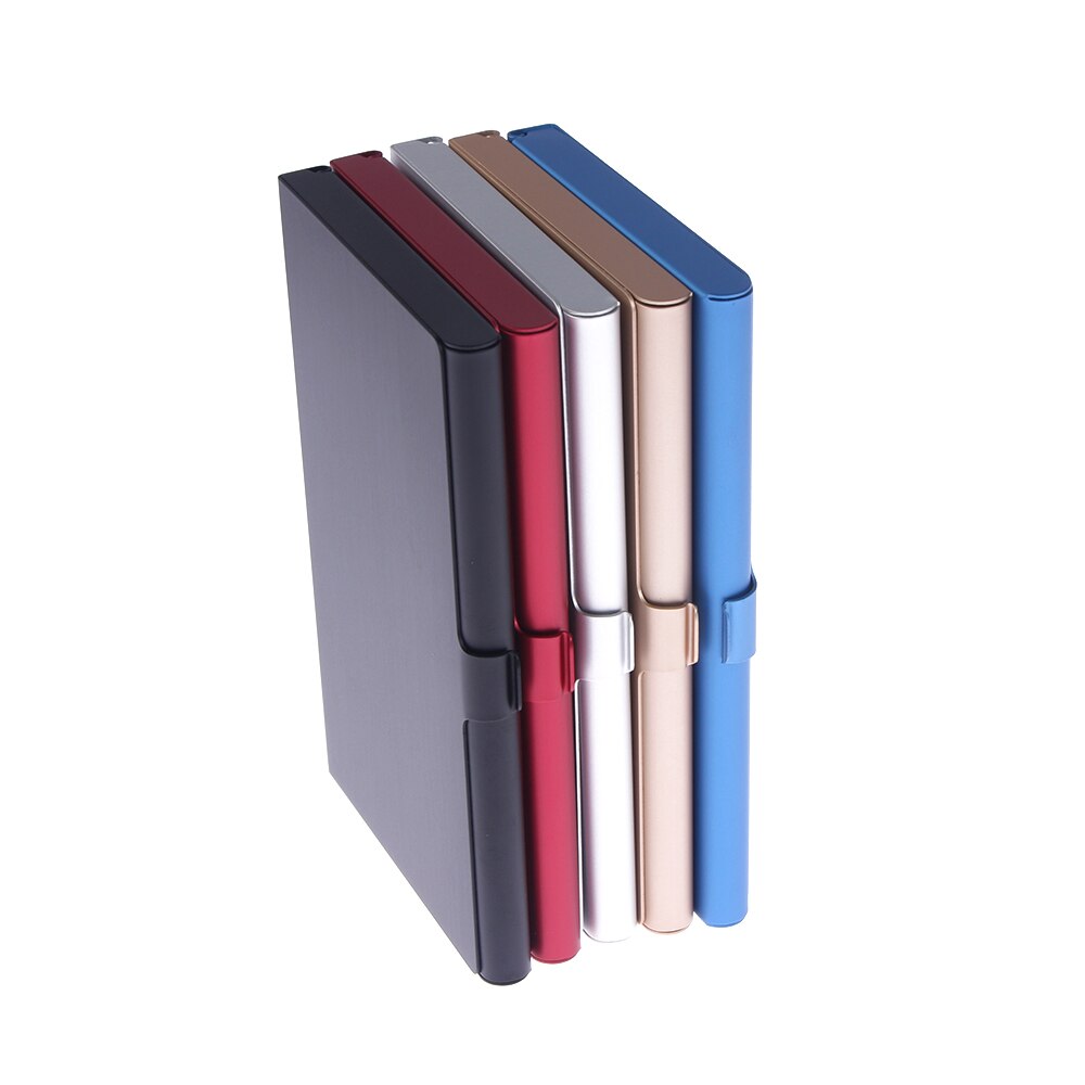 Visitekaarthouder Aluminium Metalen Doos Creditcard Portemonnee Visitekaartje Case Briefpapier Bureau Organizer