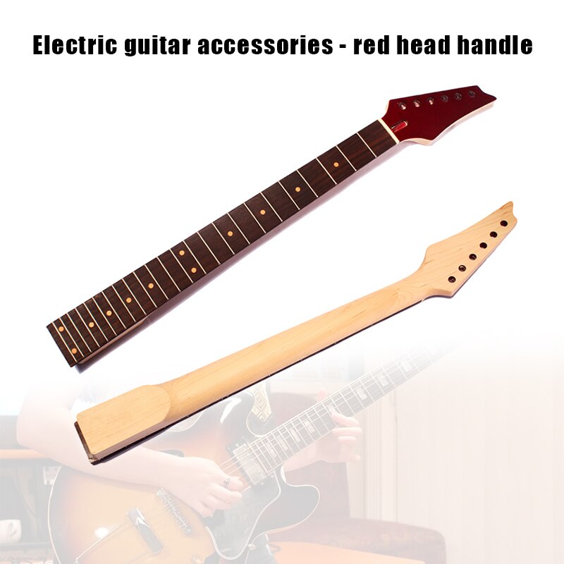 Electric Guitar Neck Wooden 24 Fret Portable Musical Instrument Replacement Accessories XD88: Default Title