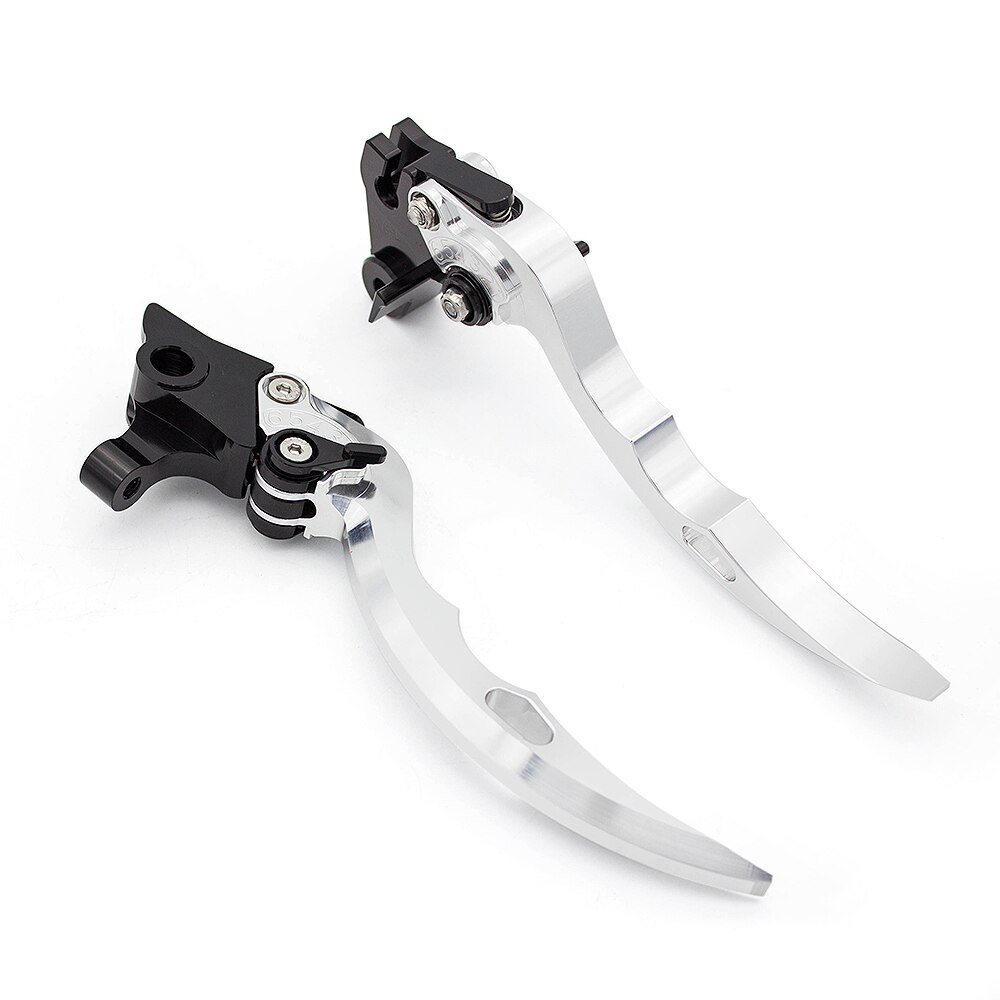 Palancas de embrague de freno de motocicleta con cuchilla CNC de aluminio ajustable para Yamaha XVS650 DRAGSTAR XVS 1100 DRAGSTAR 1999-2003