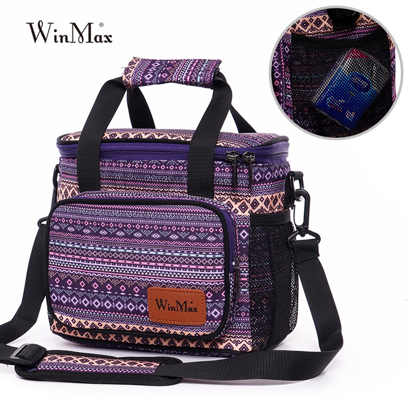 Winmax Böhmen Mittagessen Taschen für Frauen Isolierte Thermische Kühler Mittagessen Kasten Picknick Frisch Tasche Bolsa termica loncheras para mujer