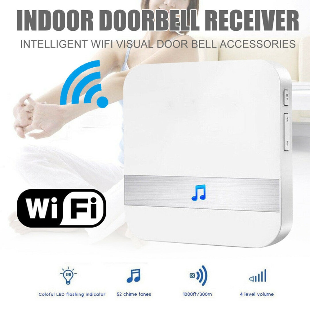 Smart Wireless Wifi Indoor Deurbel Ding Dong Deurbel Ontvanger Uk/Eu/Us Plug