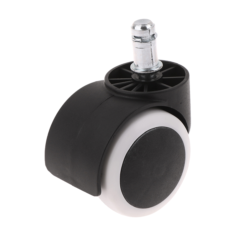 Rueda giratoria Universal de repuesto para silla de Gaming, accesorio para silla de oficina, rodillos, herrajes para muebles, color negro, 1/5 piezas, 2 pulgadas: Naranja