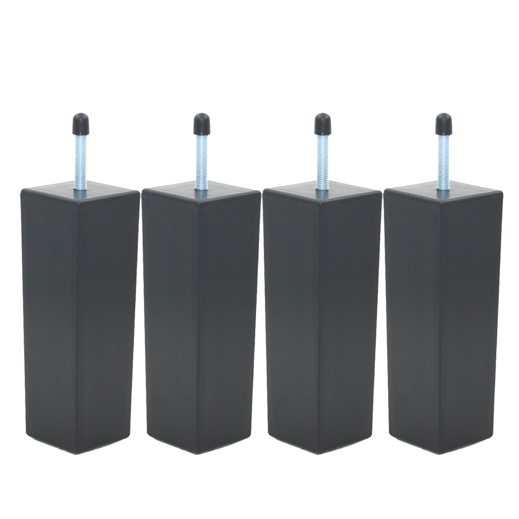 4 pièces lit Riser meubles jambes inachevé chignon pieds pour armoire canapé meuble TV causeuse commode 15cm
