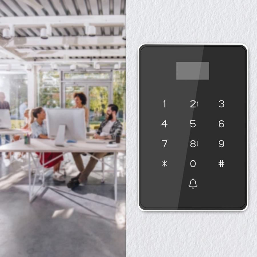 DC 12V 125KHz Touch Screen Password Card Door Access Control System with Single Entry Door Access Control Kits