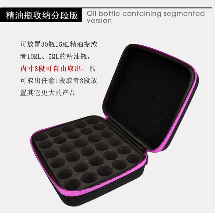 Suitable for doterra essential oil Eva bag storage bag 30 grid 15ml multifunctional travel storage box Ship in two days