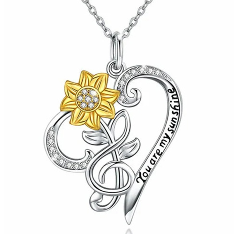 Liefde Hart Rode Roos Hanger Ketting Voor Vrouwen Meisje Goud Kleur Ketting Choker Mode-sieraden Christmas Valentijnsdag: B-1