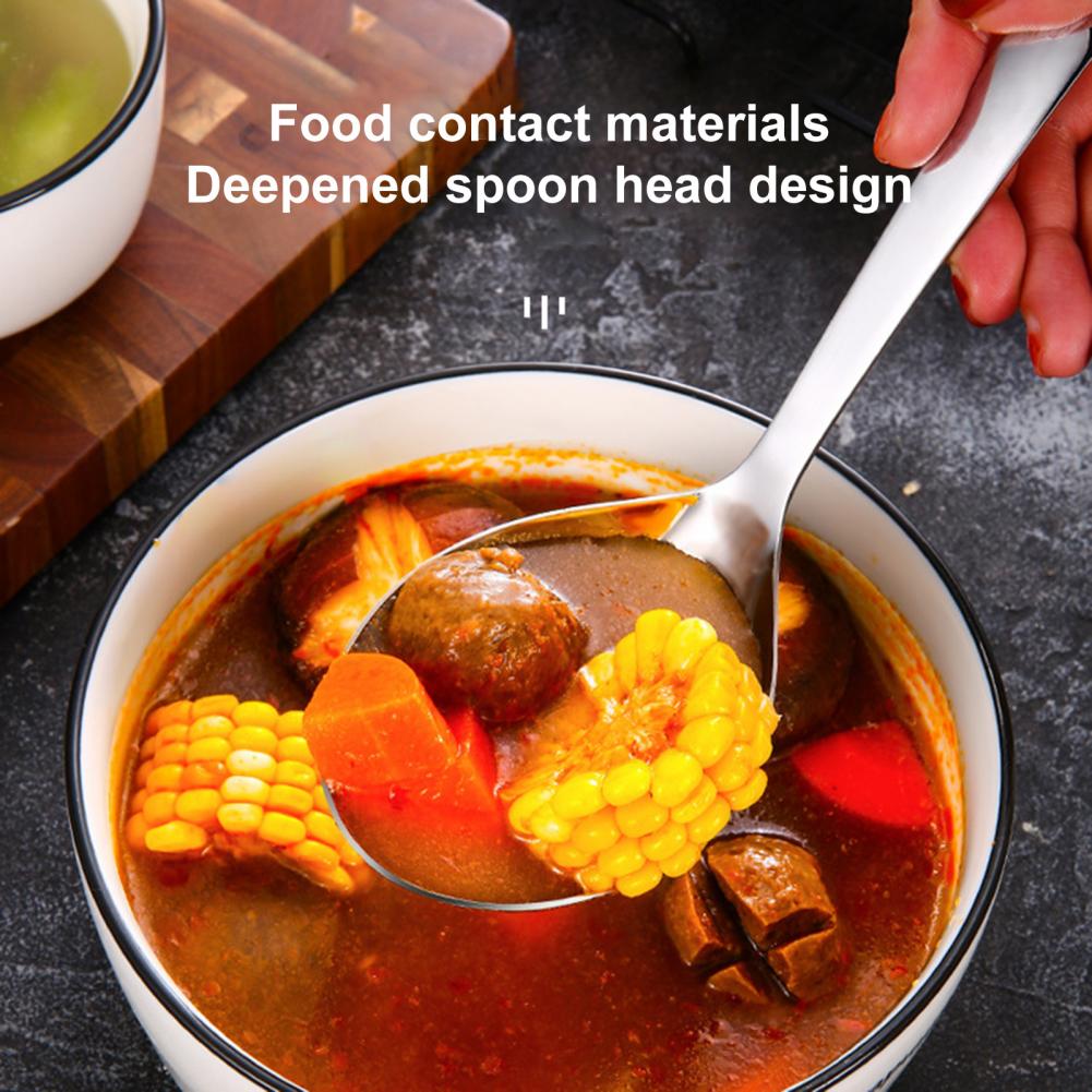 Soup Ladle Convenient Ergonomic Food-grade Soup Ladle Safe Soup Spoon
