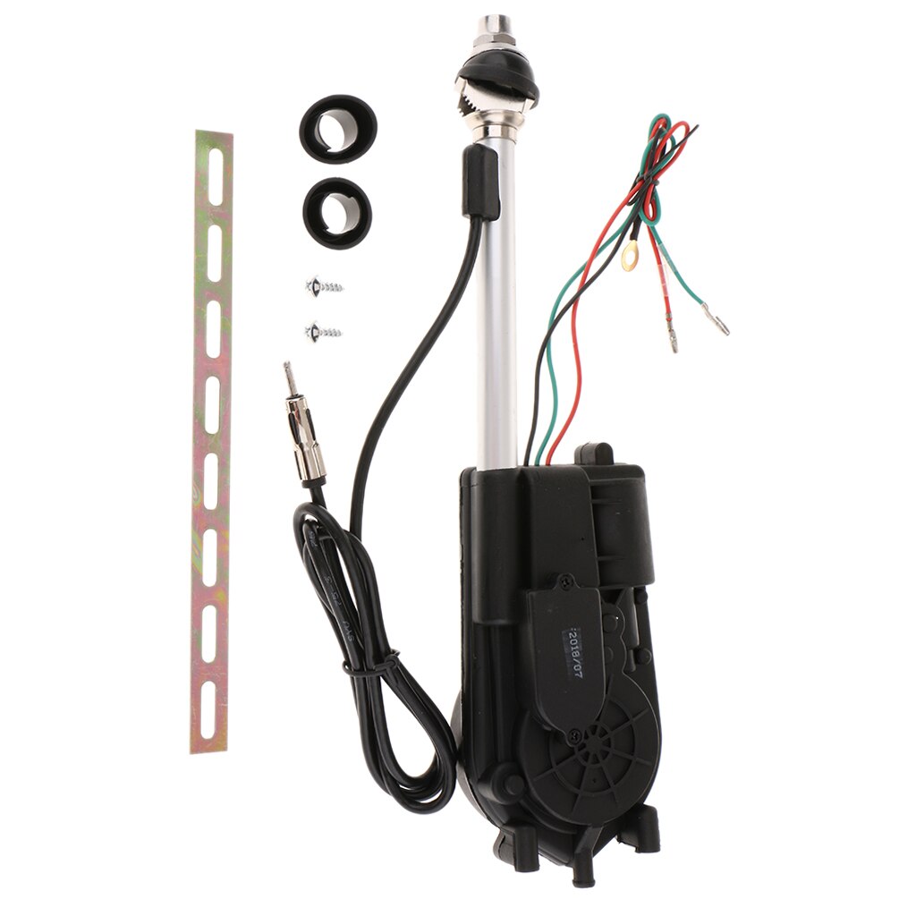 Radio aérea eléctrica para coche, Kit de antena de aumento de potencia automática, señal de coche, antena eléctrica de 12V, antenas de vehículo Exterior, Radio AM/FM