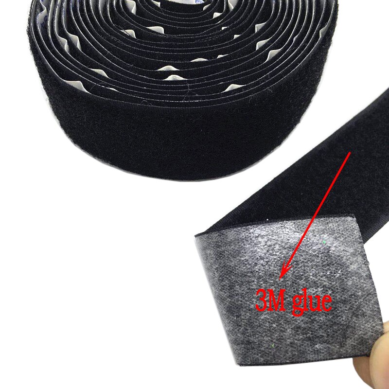 Bande auto-adhésive en Nylon 3M, mètre/lot forte, auto-adhésive, velcro, pour accessoires de bricolage
