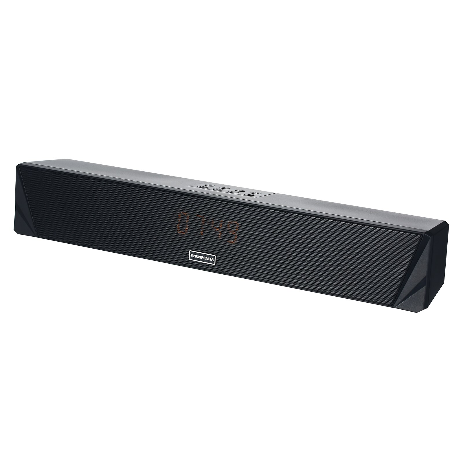 L7 desktop luidsprekers draadloos bluetooth 5.0 soundbar wekker tijdweergave 10w luidsprekers aux-ingang usb tf-kaart muziekweergave: Default Title
