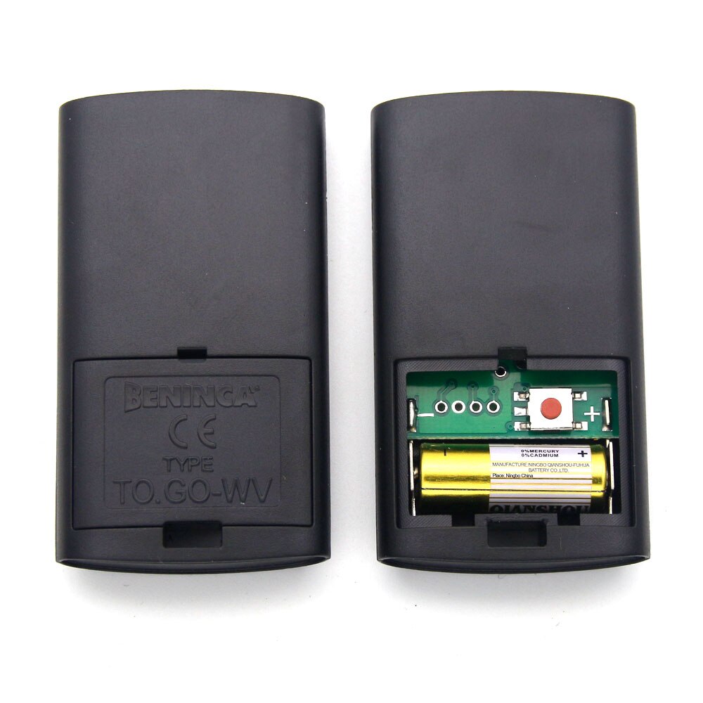 BENINCA TO GO WV 2WV TO.GO2WV 433 mhz télécommande de porte BENINCA télécommandes 433.92mhz