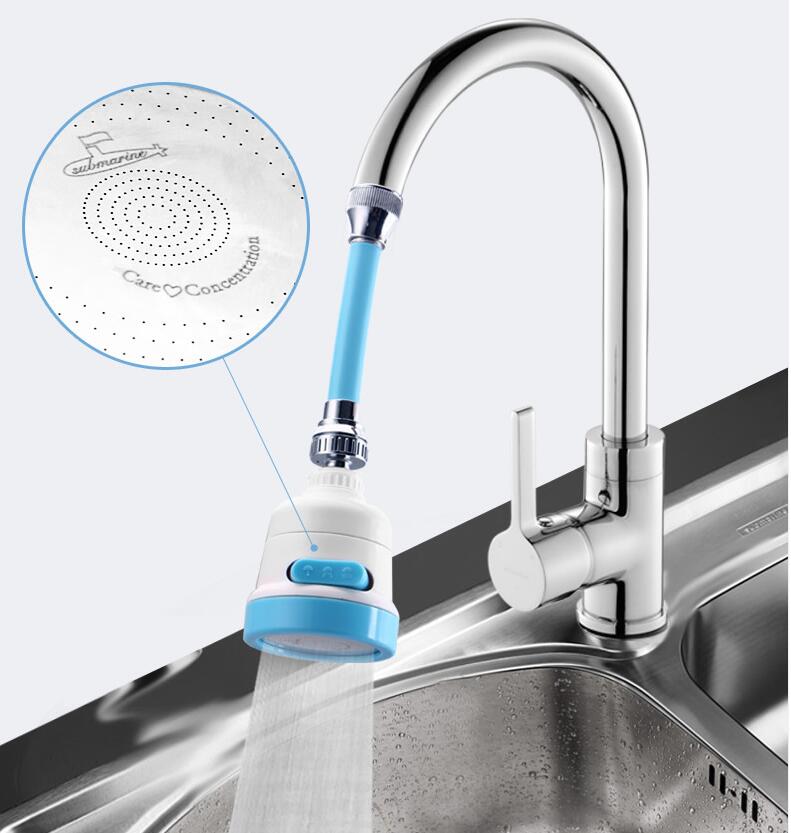 Faucet water save Aerator mixer kitchen faucet high pressure three way mouth spout faucet accessories ABS