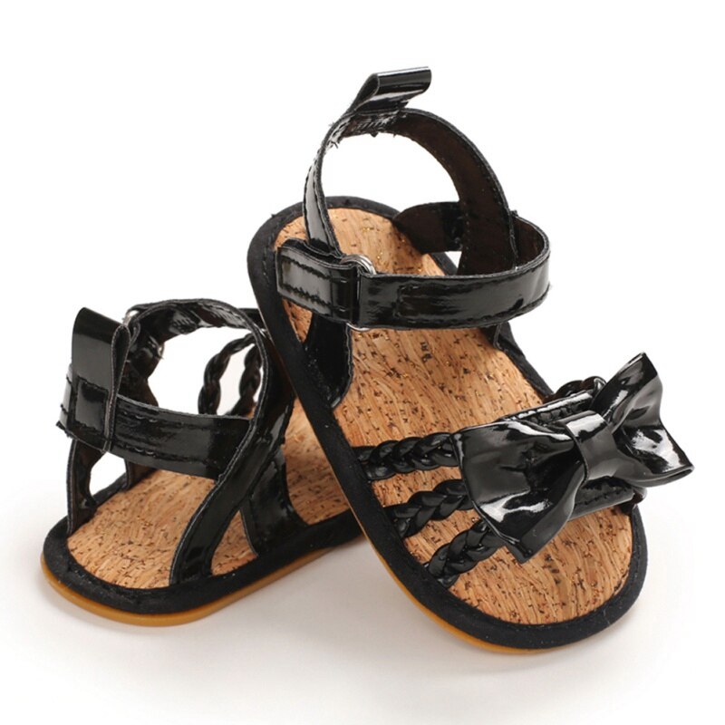 Meisjessandalen zomer casual peuter baby meisjessandalen zomer kinderen strandsandalen strik schoenen: B / 6-12m