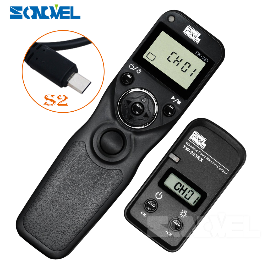 Pixel TW-283 S2 Wireless LCD Timer Remote Control Shutter Release for Sony A58 NEX-3NL A7 A7R A7S A7RII A3000 A5000 A5100 A6000