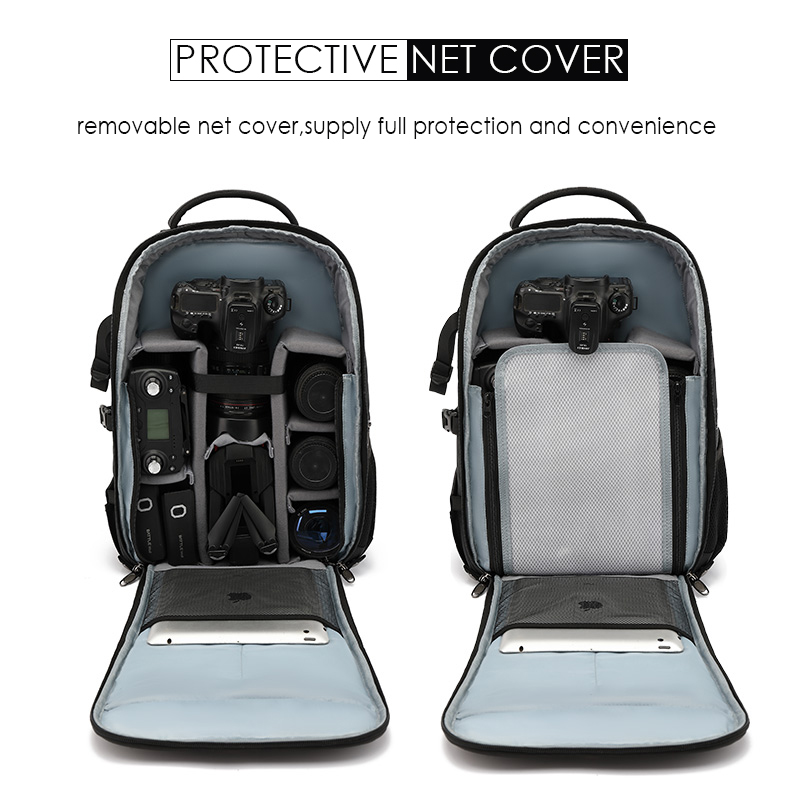 Mochila impermeable para cámara fotográfica, funda de nailon para Drones, bolsa de viaje para ordenador portátil con trípode de 16 pulgadas, novedad de 2022