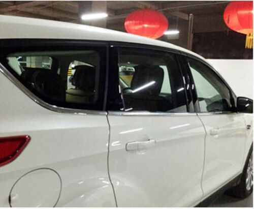 1pc Car Door Edge Window Bumper Moulding Trim 6mm*3m Silver Chrome Strip Trim Decor Accessories Parts Suitable For Cars