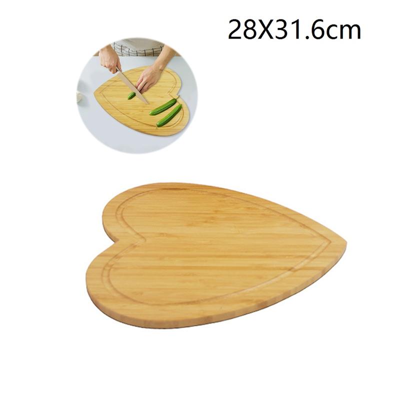 Wooden Chopping Blocks Tool Bamboo Rectangle Hangable Cutting Board Non-Slip Chopping Board Kitchen Accessories Chopping Board: E