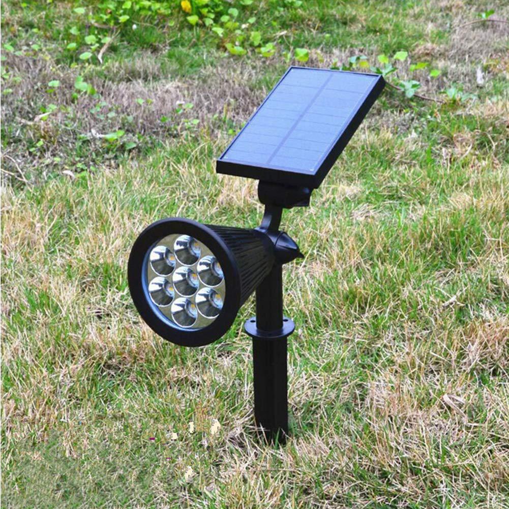 7 portato Lampada del Riflettore Impermeabile di Controllo Della Luce Solare del Prato Inglese Inserendo pianoforte Luce del Giardino Esterno Regolare