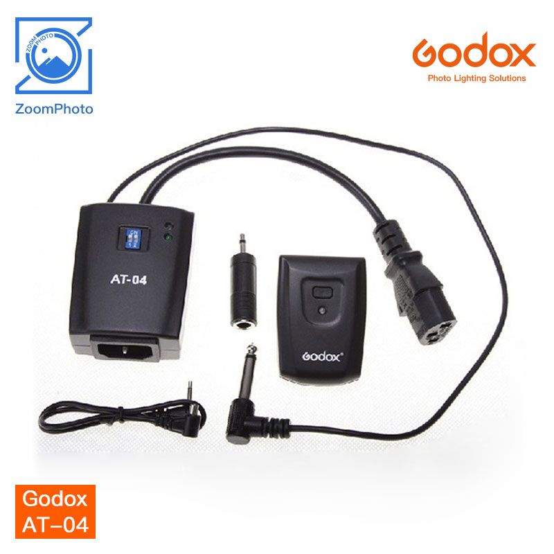 Godox At-04 Draadloze Studio Strobe Flash Remote Trigger Controller 4 Kanalen Voor Camera Studio Light Zaklamp