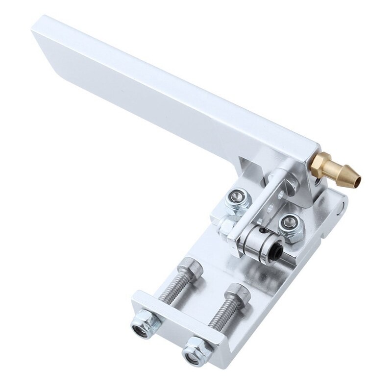 Aluminium lang rc båt ror med vannoppsamler absorberende styring for elektrisk gass fjernkontroll modell deler cnc