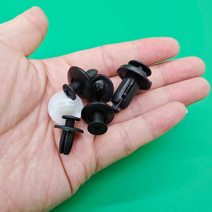 100 stücke Auto halter Clips 6 Größe Kunststoff Befestigungs elemente Kit Auto Trim Panel Clip gemischte Karosserie Stoßstange Niet Set