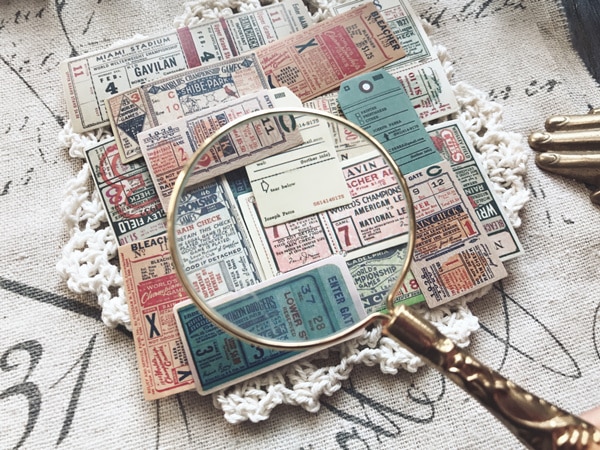22 pièces/paquet Vintage européen billet étiquette autocollant bricolage artisanat Scrapbooking Album indésirable Journal planificateur autocollants décoratifs