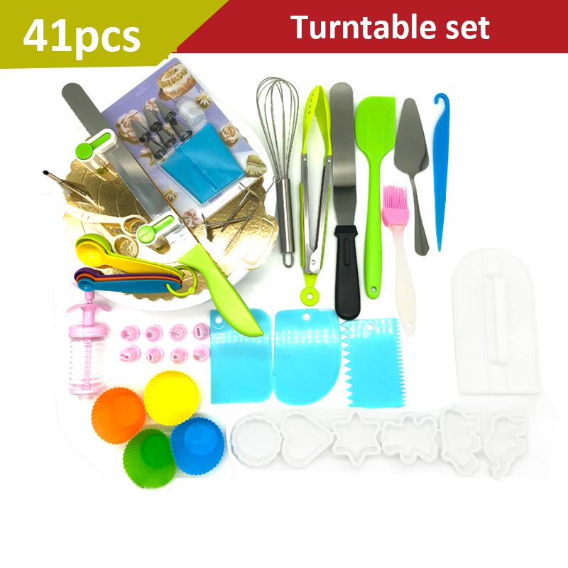 106 Pcs Cake Decorating Kit Supplies Baking Accessories Frosting Baking Tool Sets For Home Bake