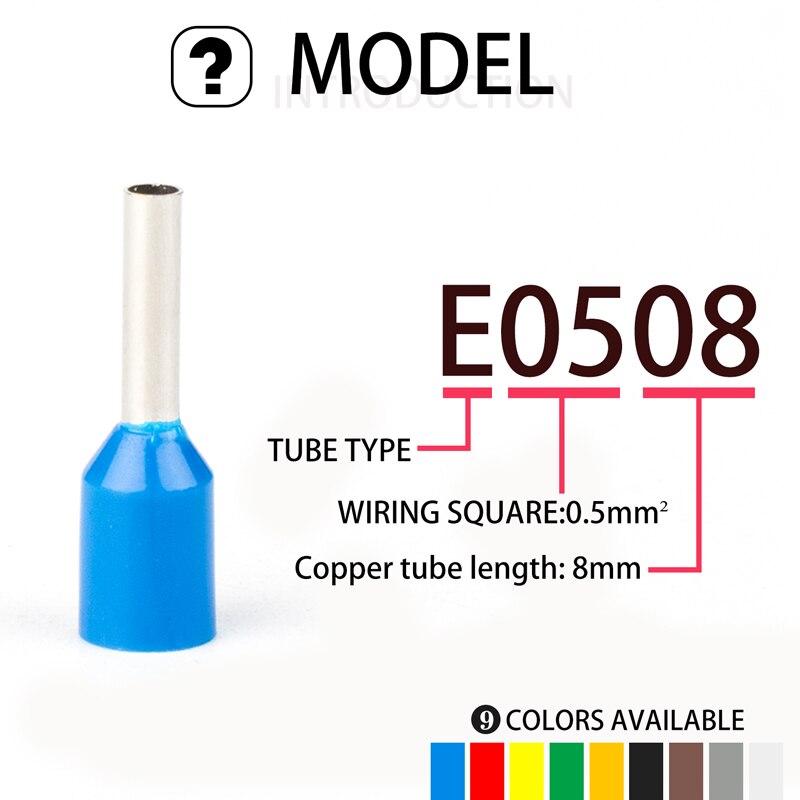 wire connect 400/415/750/900pcs-BOX Crimping tool Insulated connector Terminal Crimp Terminator cold pressed insulated terminal